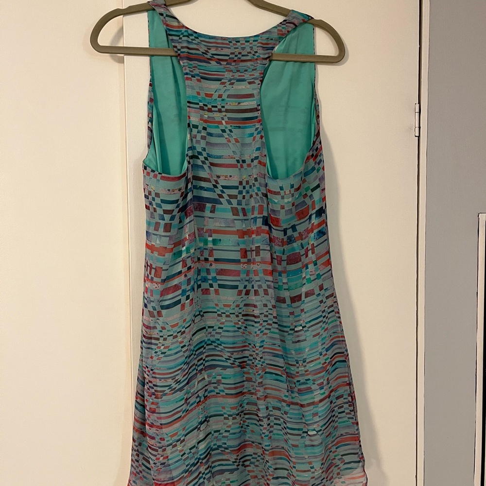 Blue Patterned Rory Beca Dress - Picture 3 of 4